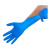 爱马斯(AMMEX) 一次性超韧性型丁腈手套(浅蓝色)无粉 掌麻 5g 中号 XNFST44100