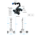 智能搬运机器人 STM32可编程机械臂循迹避障小车底盘比赛Cm1 进阶版+同步示教器(智能功能 +手机手柄示教器控制 STM32控制器版本 散件(需用户组装)