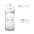 飞利浦新安怡 奶瓶 玻璃奶瓶 婴儿仿母乳硅橡胶奶嘴进口宽口径240ml 自带1月+奶嘴 SCF673