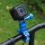 PULUZ运动相机旋转云台金属自行车夹Gopro自行车支架户外山地车支架 蓝色