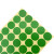 海斯迪克 gnjz-1322 彩色不干胶圆点标签贴纸 分类记号贴 25mm绿色（600贴）