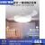 欧普灯风扇灯隐形家用一体变频北欧静音LED客厅餐厅卧室语音带灯 48寸白色顶配款A款 变频+遥控+