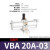 气缸VBA10A-02GN VBA11A-02GN VBA20A-03GN VBA40A VBA20A-03 无配件