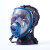海固(HAIGU) HG-800 硅胶全面罩 防毒面具防毒气防尘喷漆化工用（不含过滤件）  HG-800  蓝色