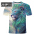 吉普（JEEP）夏季狮子图案短袖3D印花个性男女儿童成人休闲时尚圆领T恤防污白t DZX2013 (高100-110)(20-30斤)12码