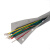 好工邦 PVC扣式结束带 电缆包线管保护布套钮扣式防护套 灰灰WB210/布宽210/Φ60 75M/卷 单位：卷