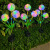 户外庭院花园太阳能蒲公英花灯葱花球灯阳台景观绿植物装饰氛围灯 彩光单头款-太阳能蒲公英灯1支