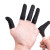 稳斯坦 WF116 一次性乳胶防滑手指套 工业橡胶手指套劳保手套 A1进口净化黑色500g 
