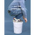 普力捷（PULIJIE）  水杉加厚水桶螺旋盖塑料桶酱料桶圆桶周转桶带盖 螺旋桶18L
