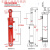 液压油缸 油缸液压缸双向液压缸63小型升降5吨液压泵站总成伸缩 63X35X800