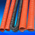 鸣固 ZJ6043耐高温风管 高温硫化管 红色高温矽胶风管 耐温-70℃-+300℃（4米1条）65mm