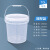 急先锋 级pp塑料桶密封桶水桶包装桶果酱储水水墨颜料涂料桶定制 10L乳白色 7天内发货