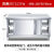 厨房不锈钢工作台推拉门打荷台置物架操作台切菜桌商用双层台面 组装款长180宽60高80双通