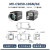 工业相机 MV-CA050-10GM/GC 500万黑白/彩色2/3 千兆以太网 MV-CA050-10GM含3米线缆