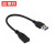  益德胜 USB3.0公转Type-C母转换头线Typec数据线充电听歌耳机0.2米