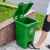 60升户外垃圾桶塑料室外物业楼道分类垃圾桶60l脚踏垃圾桶 绿色