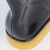 三防橡塑雨鞋劳保雨靴高筒胶靴防水防酸碱防机械油三防水靴定制HX 黑色 39
