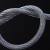 京棣工品 起重绳  带皮PVC钢丝绳 透明涂塑带胶钢丝绳 单位/卷 6mm1米 