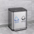 科力邦（Kelibang）不锈钢垃圾桶 大号带盖分类脚踏式商场酒店户外环保可回收垃圾箱 双桶18L KB1081（1个）