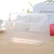 饮龙长方形750ML一次性餐盒塑料外卖打包加厚透明饭盒快餐便当碗 美式1500ml透明(150套带盖) 标准