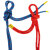 消防打结绳 训练绳软绳比武专用短绳练习绳 柔软蓝 长度4.5m 直径10.5mm