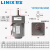 15W交流电机减速YN70-15调速70JB定速联宜LINIX道闸门电机捆钞机 15W速比120(0-11.25转/分)+调速器