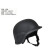 穆运 勤务盔保安防暴头盔巡逻防护校园安保安全帽黑色带面罩300*230*200（送货上门） 德式复古头盔