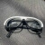定制适用于电焊眼镜焊工专用玻璃镜片墨镜气焊氩氩弧焊防护镜209 白色透明5副 可配面罩