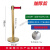 定制适用不锈钢银行一米线警戒线隔离线桩伸缩隔离带绳警示柱警戒带90移动 加厚款 金杆 2m