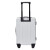 MXITOY JXITOY线框前侧兜拉杆箱万向轮商务旅行箱登机箱出差行李箱 白色 18英寸