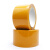 厚创 透明米黄胶带宽6cm100米封箱胶带单个价打包胶带 黄色 6cm*100m/1卷