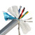 高柔双绞屏蔽软电缆线 TRVVPS 8 10 12 14芯耐油耐折传输信号电线电缆 TRVVPS8芯1.0平方 (1米价格)