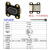 TOF050F 200F400F激光测距离传感器模块MODBUS IIC串口输出多模式 CH340串口板