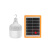 太阳能充电灯泡移动停电应急备用地摊夜市灯超亮LED户外照明定做 橙色款80w+充电线+太阳能板
