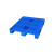 加厚网格川字托盘塑料叉车托盘仓库货架托板物流卡板垫仓板防潮板 120*80*15cm加厚蓝色