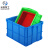 米奇特工 塑料周转箱 仓储物流箱工具整理盒物料收纳盒 外尺寸640*430*115 蓝色