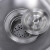 德众 7015 优质不锈钢厨房菜盆下水器 水槽洗菜池提篮配件110 国标4.5厘米
