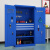 京佳乐重型工具柜JE2572五金柜汽修器材存放柜三抽二层板带挂板蓝色