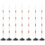 联保汇 蛇形跑杆标志杆 障碍物标志杆 红白训练杆1.8mPVC红白杆+2kg橡胶底座