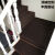 楼梯踏步垫免胶自粘防滑大理石瓷砖实木台阶地毯地垫 纯黑色 55*20+3魔术扣型
