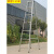 唐奇梯子加厚2米折叠梯工程梯攀爬扶梯钢管防滑人字梯移动阁楼梯AA 2.43米加固铁管