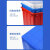 亚岳加厚塑料水箱长方形储水桶大容量养鱼箱水产养殖箱周转箱超大号水箱子 300L蓝色