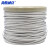 海斯迪克 HKCX-6 304不锈钢透明包塑钢丝绳 PVC包胶涂塑绳 （7×7结构）0.8mm/1mm