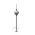 恒立信单球避雷针提前放电接闪器1米2米3米 限流建筑物防雷避雷针 1.5米高 球径250mm