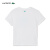 鳄鱼（LACOSTE）法国童装秋季男女同款logo印花圆领短袖T恤衫TJ1154 001白色 6A 120