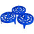 阿力牛 ASY-085 水漂浮漂板 离心管架 泡沫浮漂 水浴锅 塑料圆形8孔(5个装) 颜色随机 