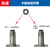 电动扳手四方轴输出轴卡簧T型轴卡套筒炮头钢圈铁环皮 卡簧+皮圈(1套)