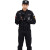 征战虎 保安服夏装 长袖门卫执勤服 可定制logo 长袖套装+标贴+帽子+腰带 2XL(180cm)