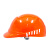 迈恻亦轻型PE防撞帽 透气轻便型安全帽车间轻薄防撞帽|可印刷工厂车间帽 橙色 (重量约220克)