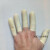 20个50个100个切口乳胶橡胶工业加厚耐磨麻点劳保颗防滑手指套 黑色加厚中号M(100个）